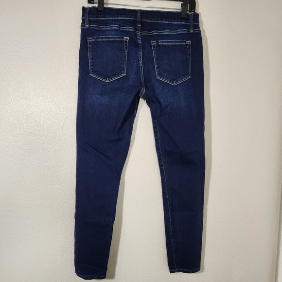 FRAME Le Skinny de Jeanne Crop Jeans Dark Wash size 29 - Picture 7 of 15